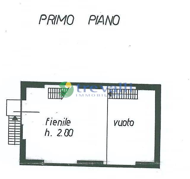 planimetria rustico - primo piano