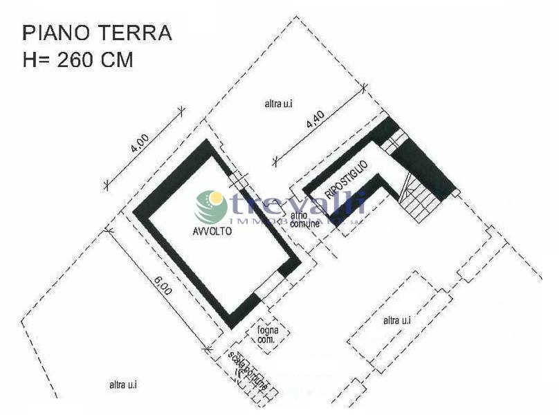 Planimetria cantina ed avvolto