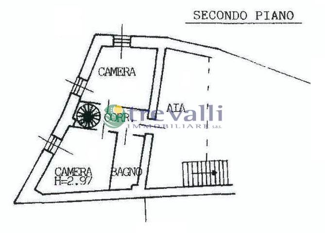 Planimetria appartamento 2 piano